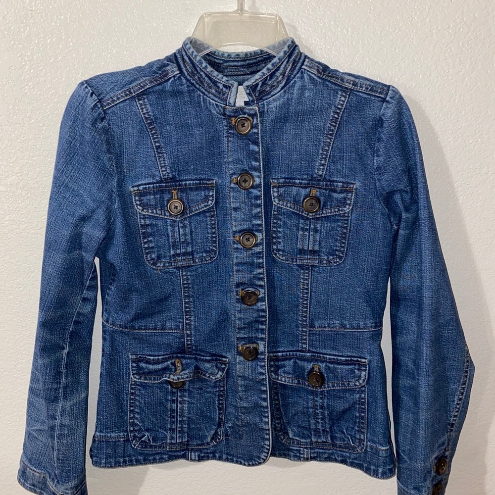 Petite Sophisticate Light Jean Jacket